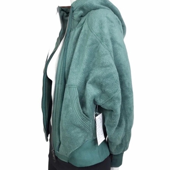 Free People Eastbound Fleece Jacket Stargazer XS - Picture 3 of 8